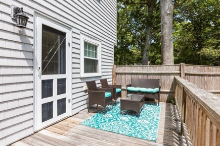 Orleans Cape Cod vacation rental - Porch and grill area next to the pool