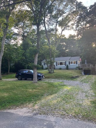 East Falmouth Cape Cod vacation rental - Large driveway and front yard.  Backyard is large also.