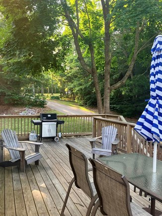 East Falmouth Cape Cod vacation rental - Deck for grilling and drinks