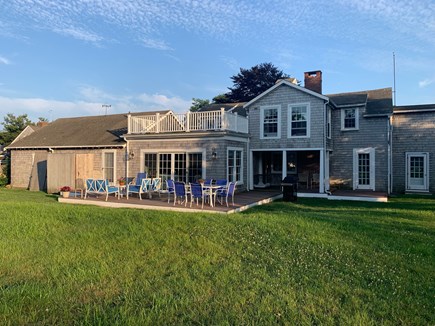 Hyannis Port Cape Cod vacation rental - Back yard and deck.
