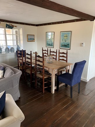 Hyannis Port Cape Cod vacation rental - Dining room table.