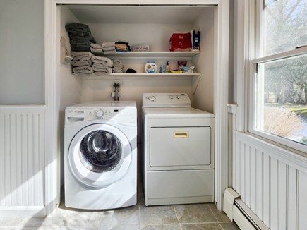 Marstons Mills Cape Cod vacation rental - Washer & Dryer in half bath on 1st floor