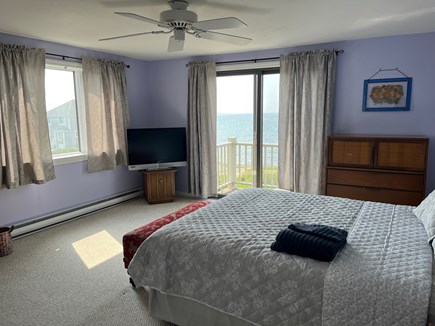 West Yarmouth Cape Cod vacation rental - Water Front Master Bedroom with Queen, Full Bath and Deck