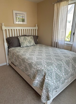 West Yarmouth Cape Cod vacation rental - First floor bedroom full size bed, limited water view