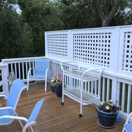 Harwich Cape Cod vacation rental - Deck off Dining Room