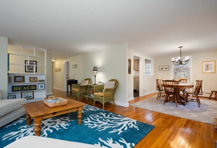 Centerville Cape Cod vacation rental - View of living and dining room