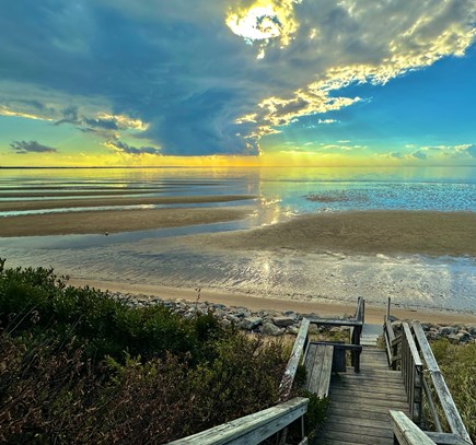North Eastham Cape Cod vacation rental - The sunsets are different every night.