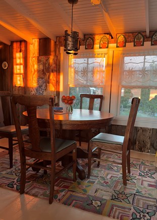 North Eastham Cape Cod vacation rental - Stunning sunsets spill in from the large deck into the cottage.