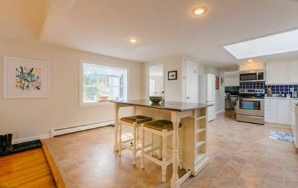 Sagamore Beach Cape Cod vacation rental - Kitchen island with seating for two