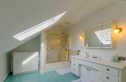 Sagamore Beach Cape Cod vacation rental - Bathroom two- full shower/tub combo on second floor