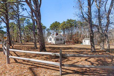 Eastham Cape Cod vacation rental - Large corner lot features flat yard for great summer fun