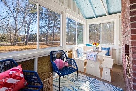 Eastham Cape Cod vacation rental - Relax with your morning coffee in the 3 season room