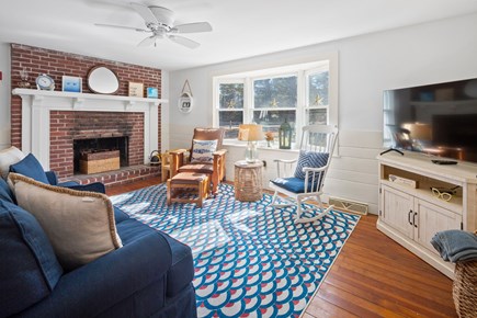 Eastham Cape Cod vacation rental - Relax with the family in this living room featuring 55 tv