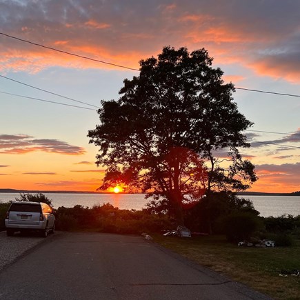 Pocasset Cape Cod vacation rental - Sunset at End of Block