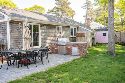 South Dennis Cape Cod vacation rental - LOTS OF GRASS FOR OUTDOOR GAMES