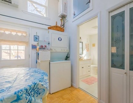 Sagamore Beach Cape Cod vacation rental - Washer & dryer with bathroom off the kitchen