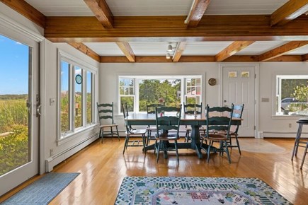 Sandwich Cape Cod vacation rental - Dining room with expansive views of tidal creek