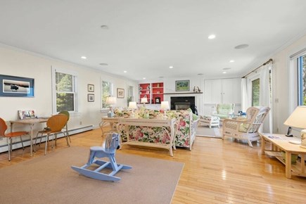 Sandwich Cape Cod vacation rental - Living room- large gathering space with comfy furniture