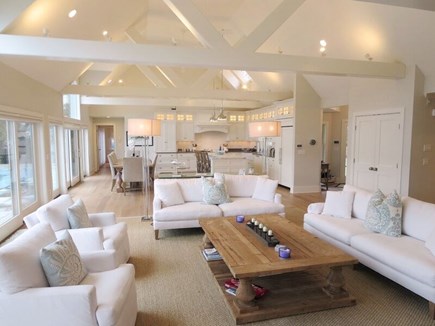 Centerville Cape Cod vacation rental - Overview from living area- sliders across back of home