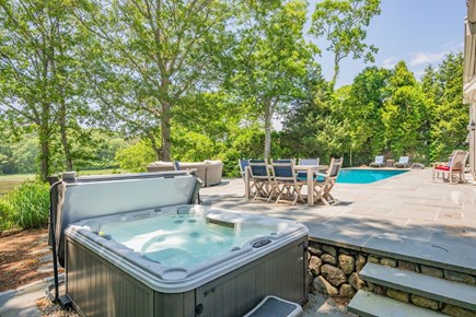 Centerville Cape Cod vacation rental - Hot Tub overlooking the water