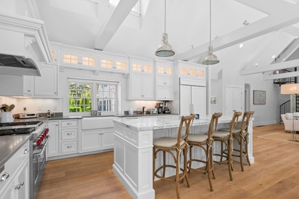 Centerville Cape Cod vacation rental - Kitchen Island - breakfast bar seats 4 comfortably