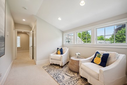 Centerville Cape Cod vacation rental - Sitting area in hall on 2nd floor across from bedroom 4 in between Family room and Game room