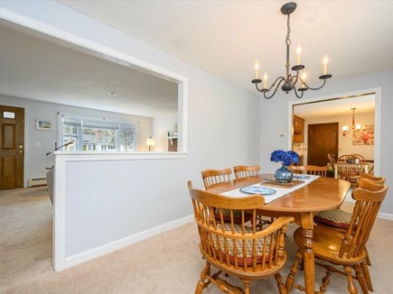 Osterville Cape Cod vacation rental - Dining room with 1/2 wall for ease of conversation in living room
