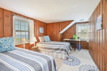North Chatham Cape Cod vacation rental - Upstairs bedroom #4 with two twin beds