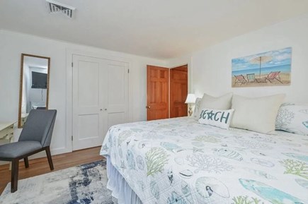 North Chatham Cape Cod vacation rental - Main floor bedroom #1 with king bed