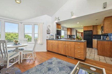 North Chatham Cape Cod vacation rental - Family room and kitchen