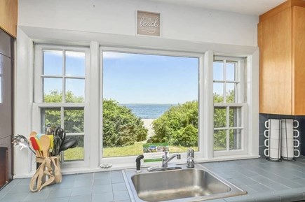 North Chatham Cape Cod vacation rental - Kitchen window with a spectacular view