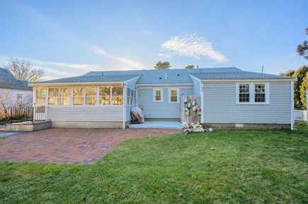 West Harwich Cape Cod vacation rental - Patio, deck area with gas grill and lots of space