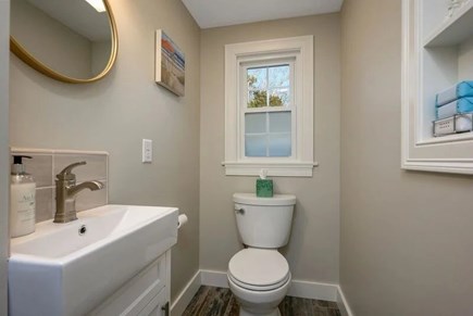 West Harwich Cape Cod vacation rental - Half bath conveniently located off living & dining room
