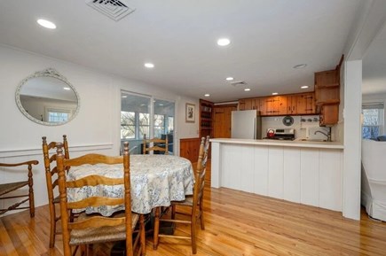 West Harwich Cape Cod vacation rental - Dining area creates connection between living room and kitchen