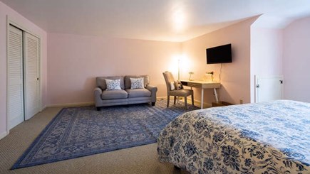 Harwich Cape Cod vacation rental - Bedroom #1 with queen bed, sitting area and desk