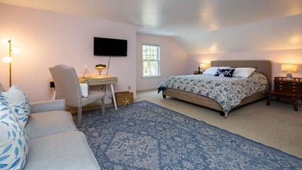 Harwich Cape Cod vacation rental - Bedroom #1 with queen, seating area and desk
