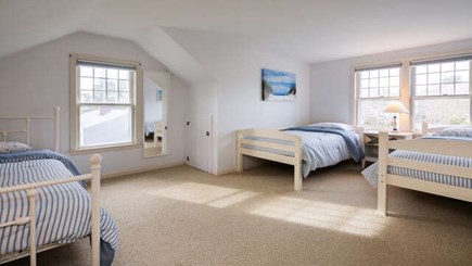Harwich Cape Cod vacation rental - Bedroom #4 with 3 twin neds