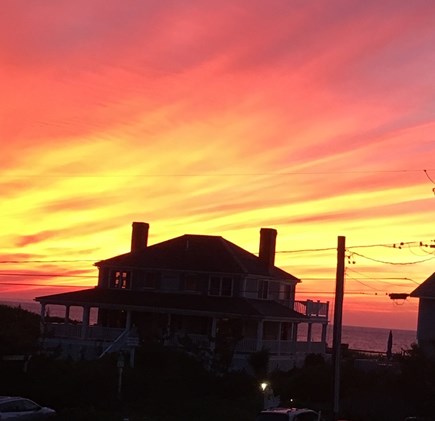 Dennis Village Cape Cod vacation rental - Sunset view from deck