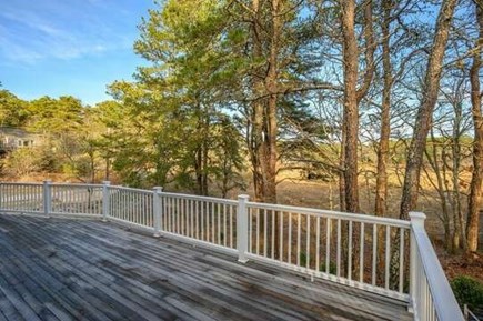 South Chatham Cape Cod vacation rental - Overlook the conservation land and march from the large deck