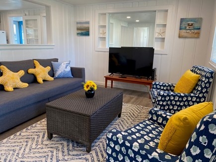 Hyannis Cape Cod vacation rental - Living room with sleeper sofa