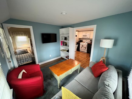 Brewster Cape Cod vacation rental - Growing book collection and TV to pass the quiet time