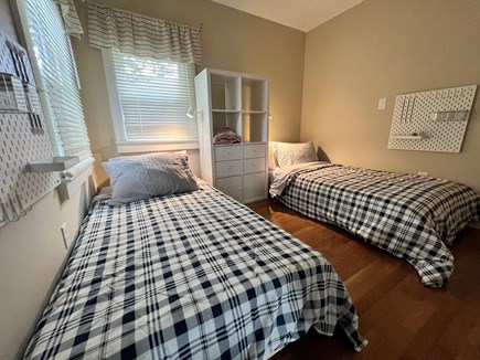 Brewster Cape Cod vacation rental - Two twin beds along with open storage and private lighting