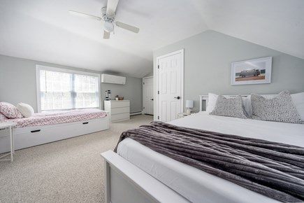 Sandwich Cape Cod vacation rental - Second floor bedroom with queen, two twins(trundle) & full bath.