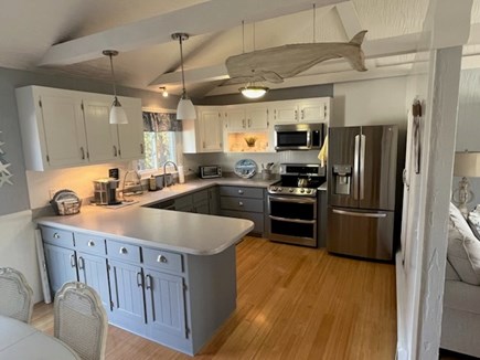 Yarmouth, Halfway Pond Cape Cod vacation rental - Large kitchen with dishwasher, all new stainless steel appliances