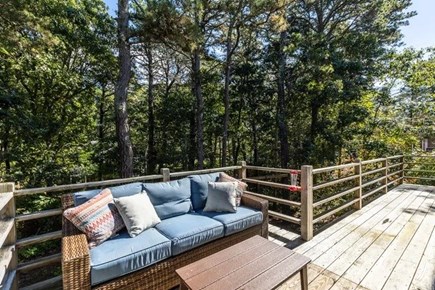 Brewster Cape Cod vacation rental - Deck off the kitchen and master bedroom.
