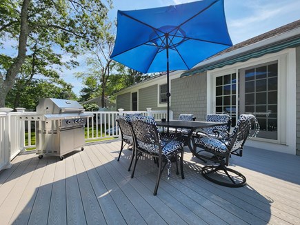 Osterville Cape Cod vacation rental - Dine, hang out, and relax on the brand new deck after a swim.