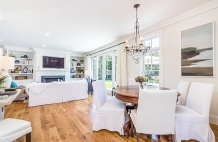 Osterville Cape Cod vacation rental - Dining and living area