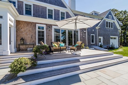 Osterville Cape Cod vacation rental - Back deck lounge area