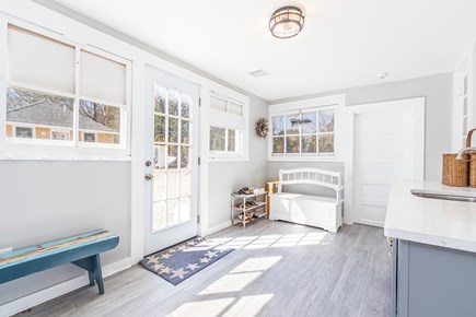 Osterville Cape Cod vacation rental - Mudroom off driveway