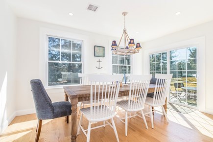 Osterville Cape Cod vacation rental - Dining area with sliders to the back